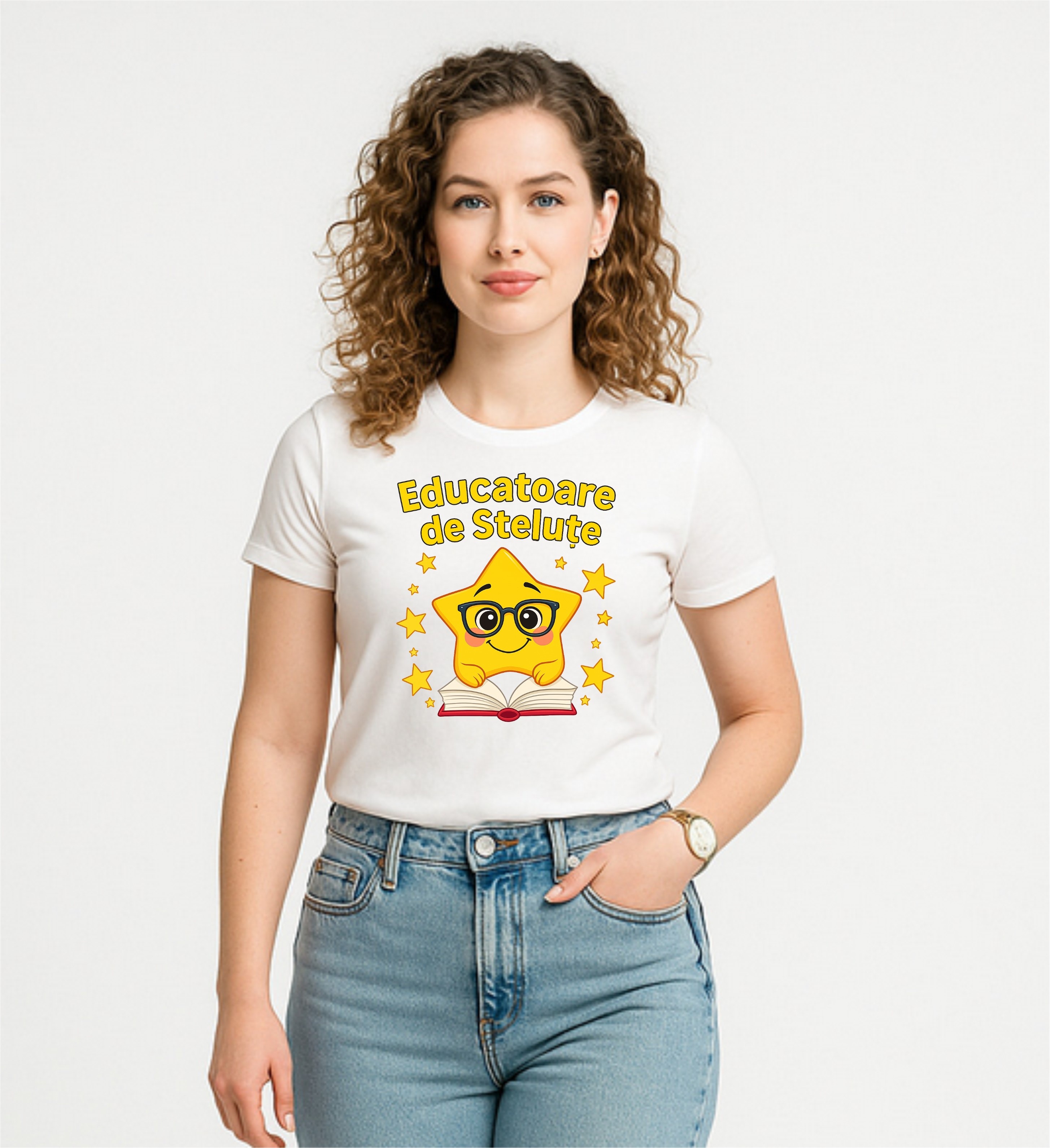 Tricou dama Educatoare de Stelute